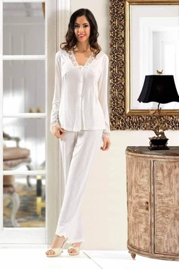 XSES Fantazi Gecelik Sabahlık 6 lı Takım XSES 3007 - Alternatif Görünüm