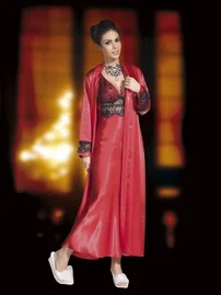 For Dreams Camenta 5001 Saten Gecelik Takımı
