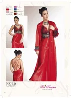 For Dreams Camenta 5001 Saten Gecelik Takımı farklı açı