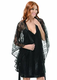 NBB Gecelik Sabahlık Saten Takım  NBB 3243