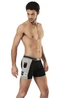 Hmd Erkek Lycralı Cotton Boxer 307 Siyah