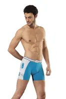 Hmd Erkek Lycralı Cotton Boxer 307 Mavi detay görünüm