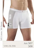 Hmd Erkek Lycralı Cotton Boxer 307 Beyaz görsel 4