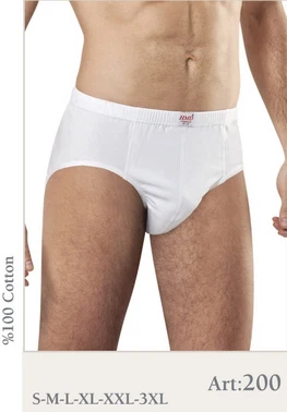 HMD Hmd Erkek Penye Pamuklu Slip 200 - Alternatif Görünüm