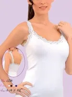 İmer 1236 Modal Süprem Dantelli Atlet Beyaz farklı açı