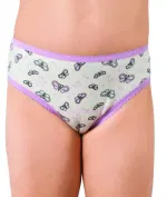 Kız Baskılı Lycralı Slip 6 Lı Paket Öztaş B4723 Renkli