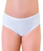 Kız Süprem Slip 6 Lı Paket Baskılı ve Düz Öztaş B4102 Görsel farklı açı