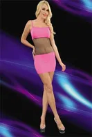 La Blinque Dekolteli Mini Elbise 6094 Pembe detay görünüm
