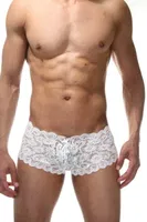 La Blinque Erkek Seksi Dantel Boxer 15409 Beyaz