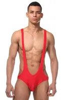 La Blinque Fantazi Erkek Güreşci Body 15015 Kırmızı