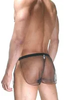 La Blinque Transparan Erkek Boxer 15278 Siyah detay görünüm