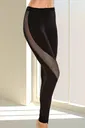 Lady Yanları Tül Detaylı Penye Bayan Tayt 8131