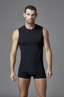 Likralı Kolsuz O Yaka T-Shirt Dagi D5090 Siyah detay görünüm