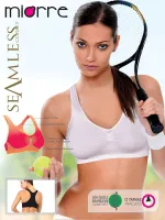 Miorre Büstiyer Seamless Bayan Yüzücü - 237-001700 Beyaz No.2