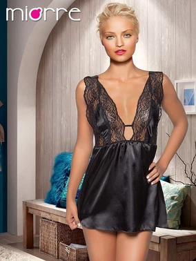 Miorre Miorre Dantel Saten Gecelik
