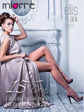 Miorre Miorre Elis 15 Den Likralı Parlak Külotlu Çorap