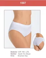 Miss Fit Brazilian Slip 1007 Beyaz detay görünüm