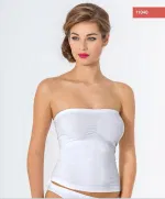 Miss Fit Büzgülü Straples 11040 Beyaz