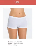 Miss Fit Panty 1202 Beyaz detay görünüm