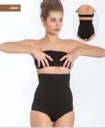 Miss Fit Parlak Mideli Büstiyer 33641 Siyah
