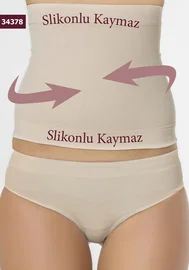 Miss Fit Miss Fit Silikonlu Kaymaz Bel Korse 34378