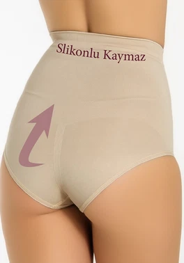 Miss Fit Miss Fit Silikonlu Kaymaz Yüksek Bel Slip Korse 33636 - Alternatif Görünüm