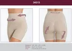Miss Fit Yüksek Bel Silikonlu Kaymaz Korse Boxer 34313 Ten farklı açı