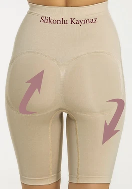 Miss Fit Miss Fit Yüksek Bel Uzun Korse Silikonlu Kaymaz 34314 - Alternatif Görünüm