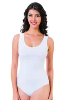 Öztaş Bayan Geniş Askı Çıt Çıt Badi A2622 Beyaz