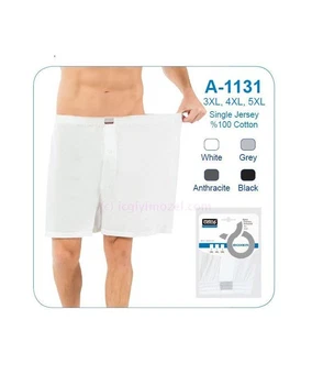 Öztaş Öztaş Erkek Battal Penye Boxer A1131 - Alternatif Görünüm