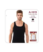 Öztaş Erkek Ribana Atlet A1015 Siyah görsel 4
