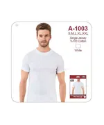Öztaş Erkek Sıfır Yaka Atlet A1003 Beyaz farklı açı