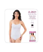 Öztaş İp Askılı Çıtçıtlı Body 2621 Beyaz detay görünüm