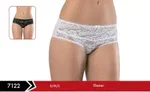 Pamuk Elastan Dantelli Bikini Erdem 7122 Beyaz farklı açı