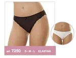 Pamuk Elastan Derby Bikini Erdem 7250 Siyah görsel 4