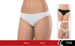 Pamuk Elastan Dikişsiz Bikini Erdem 7105 Beyaz görsel 5