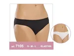 Pamuk Elastan Dikişsiz Bikini Erdem 7105 Siyah görsel 6