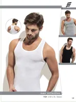 Pamuk Elastan Sporcu Erkek Atlet -3 lü Paket Erdem 1121 Beyaz farklı açı