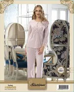 Penye Pijama Sistina 1567 detay görünüm