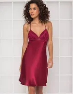 Pierre Cardin 4285 Saten Gecelik Sabahlık Takım Bordo farklı açı