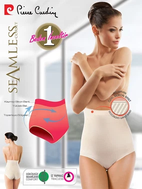 Pierre Cardin Pierre Cardin Seamless Slip Korse Silikonlu