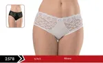 Ribana Dantelli Bikini Erdem 2578 Beyaz farklı açı