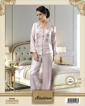 Sistina Saten Pijama Sistina 1587 - Alternatif Görünüm