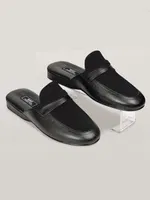 Şilte Taban Nubuk Fyonklu Erkek Terliği- G&c Collection 375 Siyah