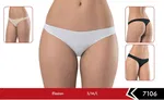 Tanga Kadın Bikini Külot Erdem 7106 Beyaz görsel 5