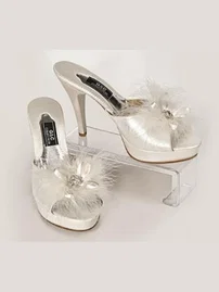 G & C Collection Taş Tüylü Plartform Çeyiz Terliği- G&c Collection 145