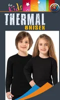 Unisex Çocuk Uzun Kol Termal Ust Anıt 4776 Siyah detay görünüm