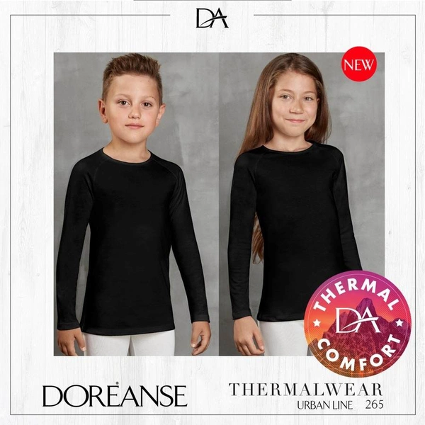 Unisex Çocuk Uzun Kollu Termal Tişört Doreanse 265