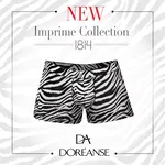 Zebra Baskılı Erkek Boxer Trunk Doreanse 1814 Baskılı detay görünüm