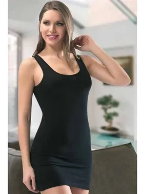 Akbeniz Akbeniz Bayan Kalın Askılı Tunik Body 111